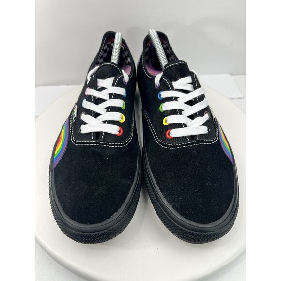 VANS Authentic Skate Pride Mens Size 10.5‎ Womens 12 Rainbow Casual Shoes NEW main image 9